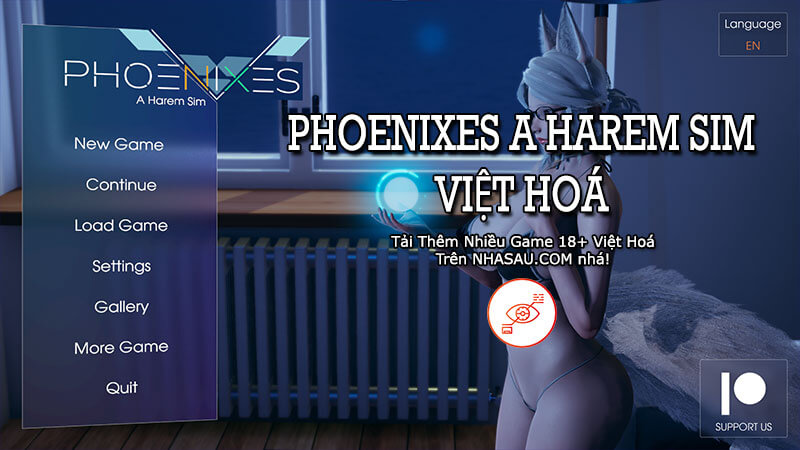 Phoenixes A Harem Sim Việt Hoá Update v0.10 – Dàn Harem Trong Mơ Tại Thế Giới Phép Thuật