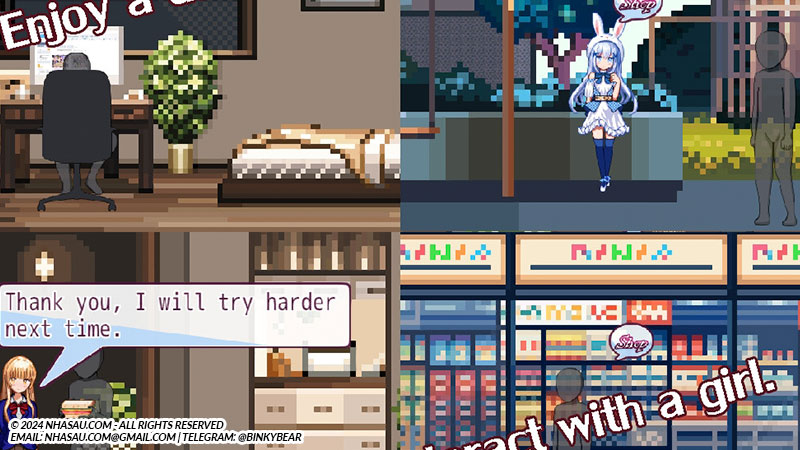 The Fallen Angel Next Door Việt Hóa [PC|Android] - Chiếm Lấy Trái Tim Thiếu Nữ