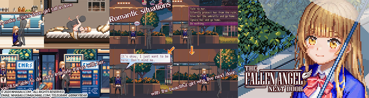 The Fallen Angel Next Door Việt Hóa [PC|Android] - Chiếm Lấy Trái Tim Thiếu Nữ